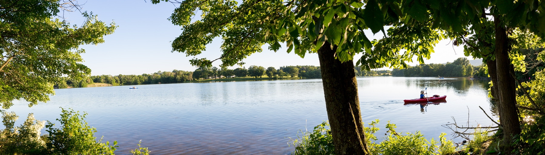 Engagement photos at Memorial Lake State Park